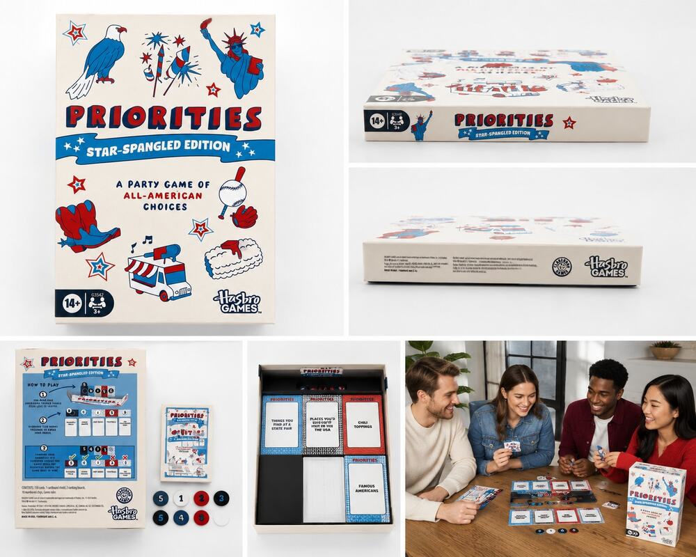 Hasbro Priorities: Star-Spangled Edition Party Game